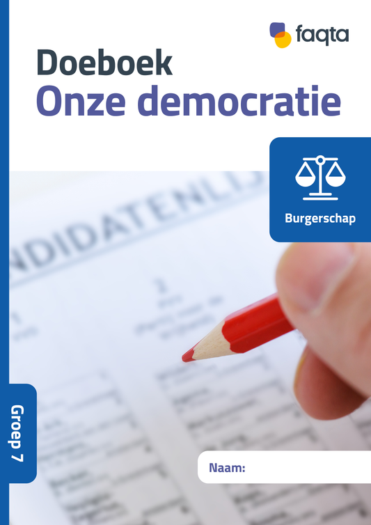 Pre-order: Onze democratie | Groep 7 | Burgerschap | Versie 2 | Set van 5