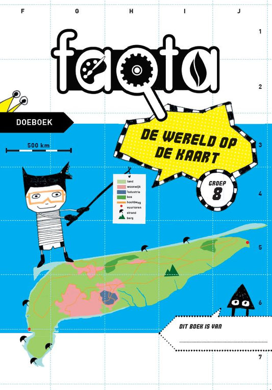 De wereld op de kaart | Groep 8 | Wereld versie 1 | set van 5