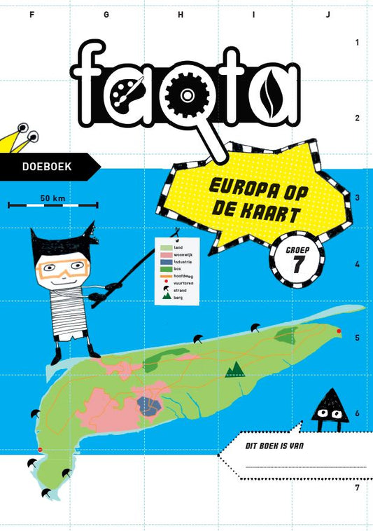 Europa op de kaart | Groep 7 | Wereld versie 1 | set van 5