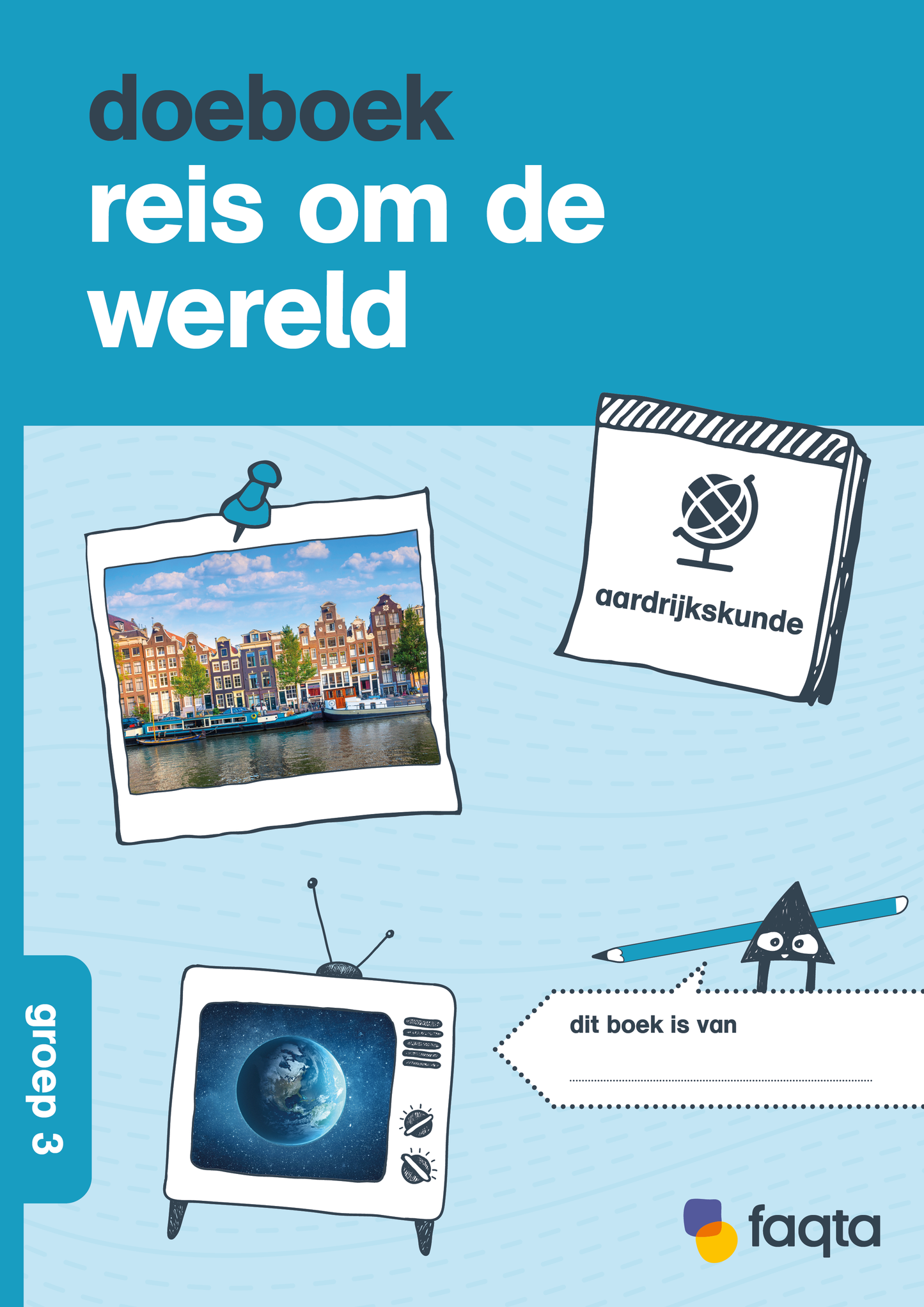 Reis om de wereld | Groep 3 | Wereld versie 2 | Set van 5