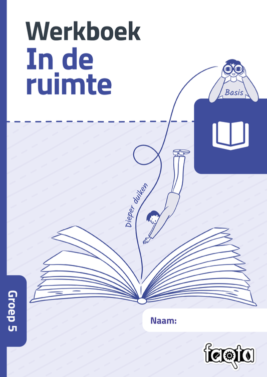 In de ruimte | Groep 5 | Lezen | set van 5