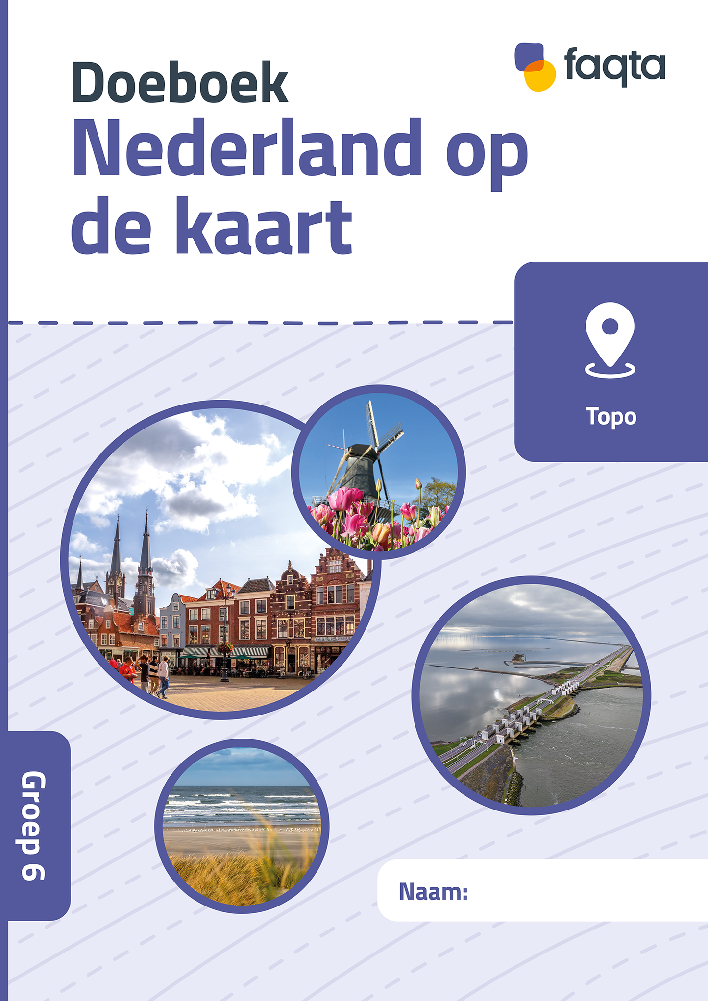 Nederland op de kaart | Groep 6 | Wereld versie 2 | set van 5