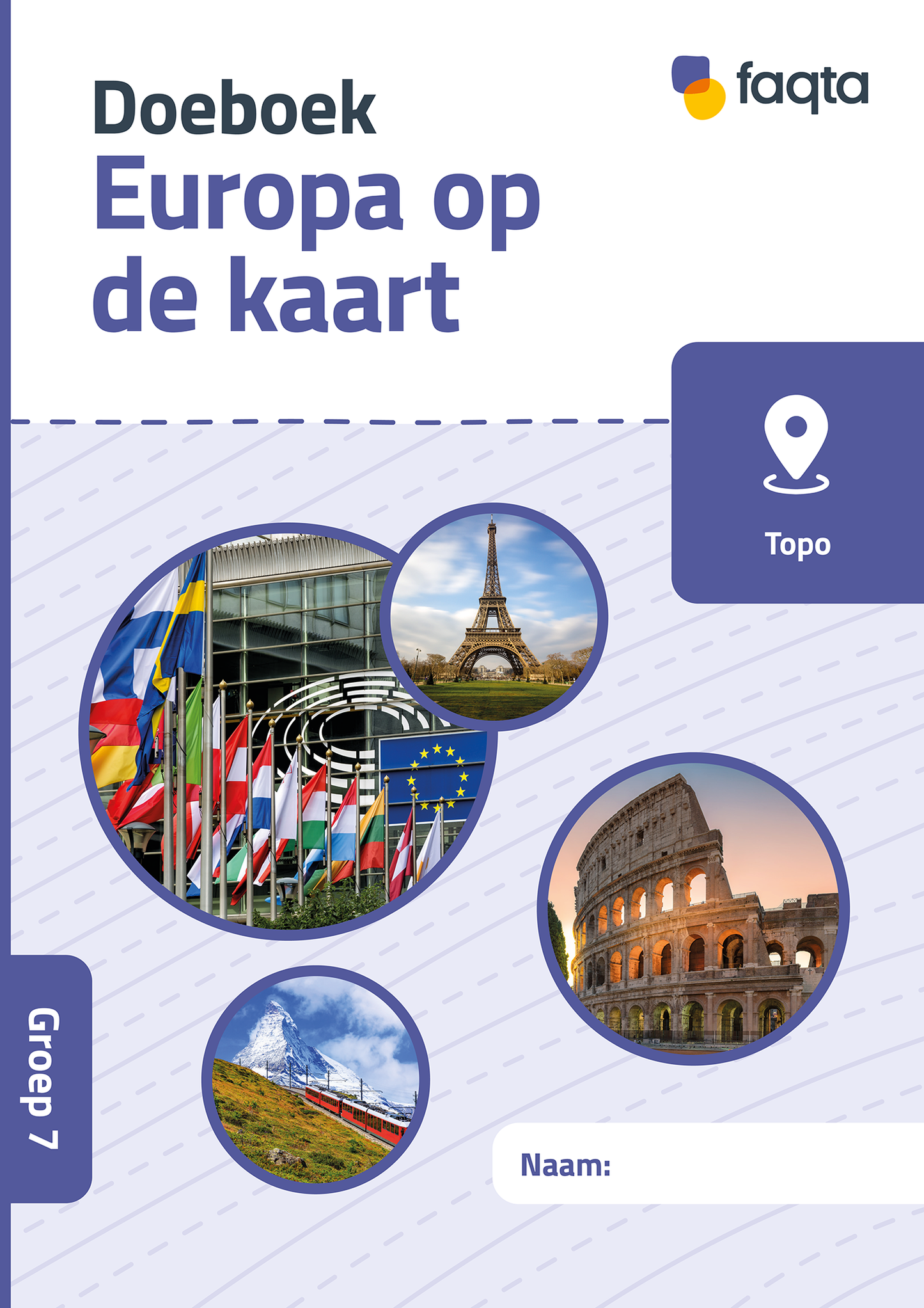 Europa op de kaart | Groep 7 | Wereld versie 2 | set van 5