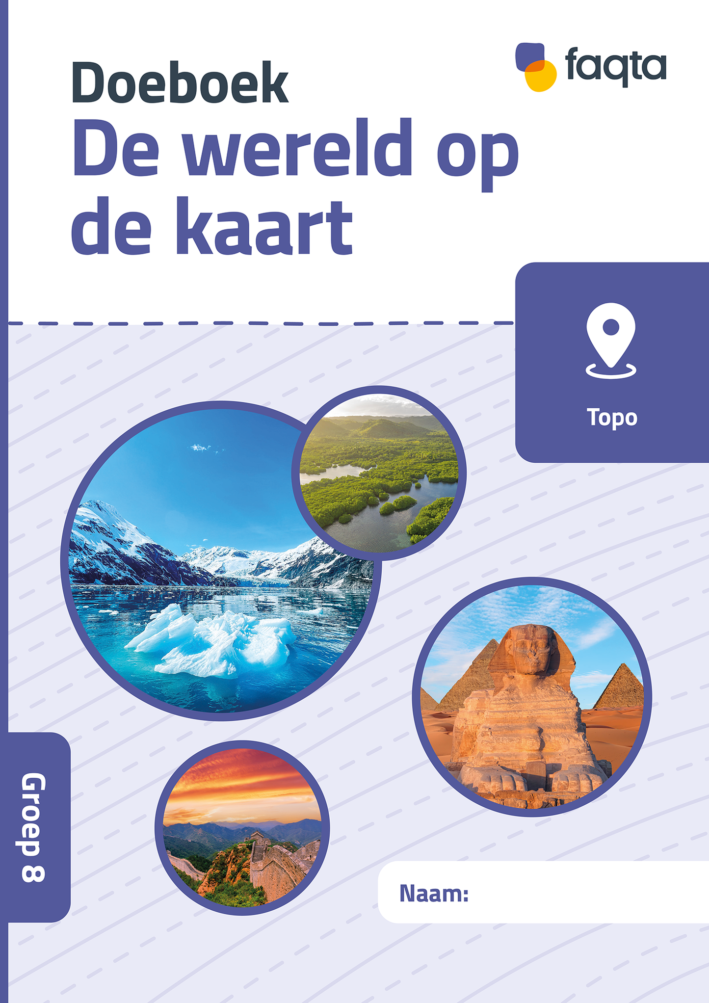 De wereld op de kaart | Groep 8 | Wereld versie 2 | set van 5